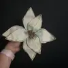 Украшения на елку искусственные цветы