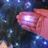 Светодиодные лед гирлянды для елки 120 метров зеленый 1200 Led роса — фото 7