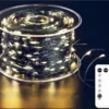 Светодиодные лед гирлянды для елки 120 метров зеленый 1200 Led роса — фото 3