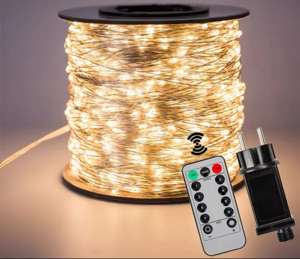 Светодиодные лед гирлянды для елки 50м 500 Led роса — фото 2